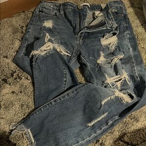 Distressed Blue Jeans for Men